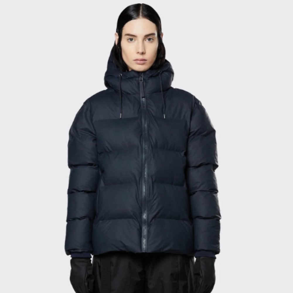 Rain Navy Blue Puffer Jacket